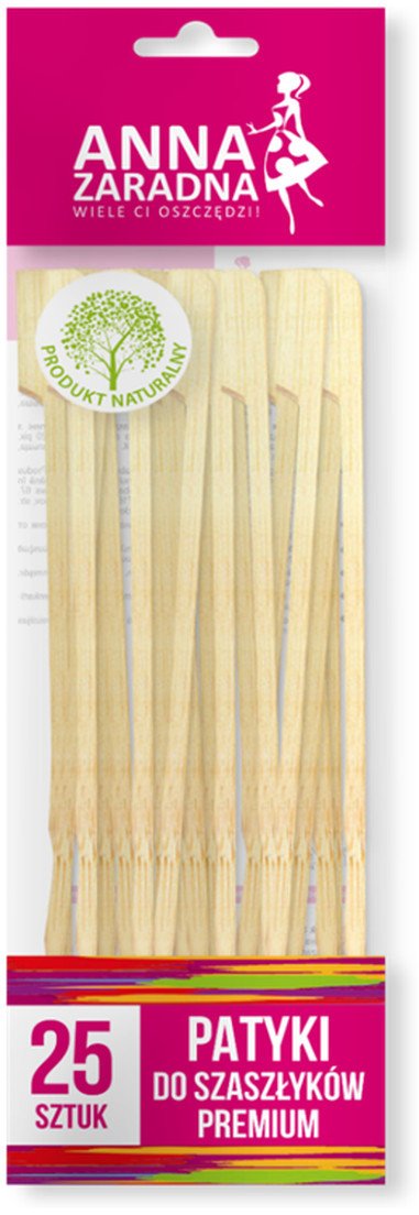 Anna Zaradna Patyki do szaszłyków Premium 25szt