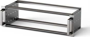 SCHROFF SCHROFF EuropacPRO 19 nośnik modułów do panelu tylnego, do dużych obciążeń, osłona modernizacyjna, z uchwytem, 3 U, 235 mm