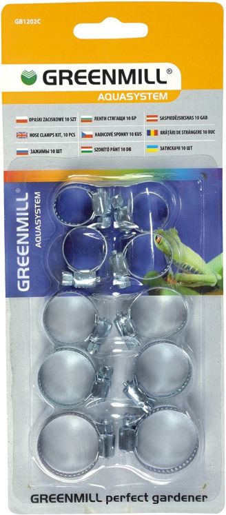 Greenmill Zestaw opasek zaciskowych 10szt. (GB1202C)