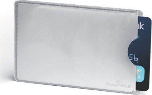 Durable ETUI NA KARTĘ Z OCHRONĄ RFID DURABLE SREBRNE 1szt.