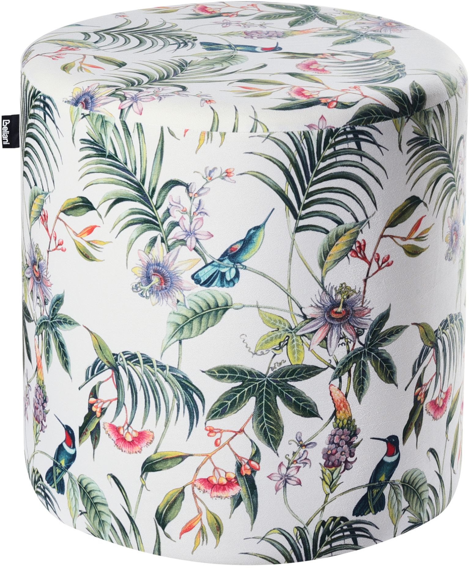 Puf welurowy 47 cm wielokolorowy LOVETT