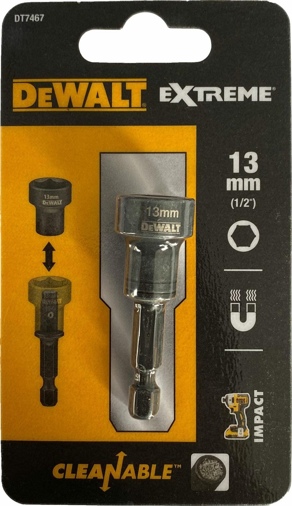 Dewalt Ko�c�wka 1/4" magn.samoczysz.13 (1/2")x50mm UDAR