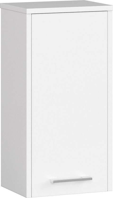 Elior Biała wisząca szafka łazienkowa z półkami - Optima