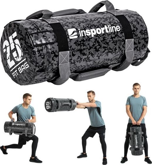 inSPORTline Sandbag Worek do ćwiczeń Fitness Crossfit inSPORTline Fitbag Camu 25 kg