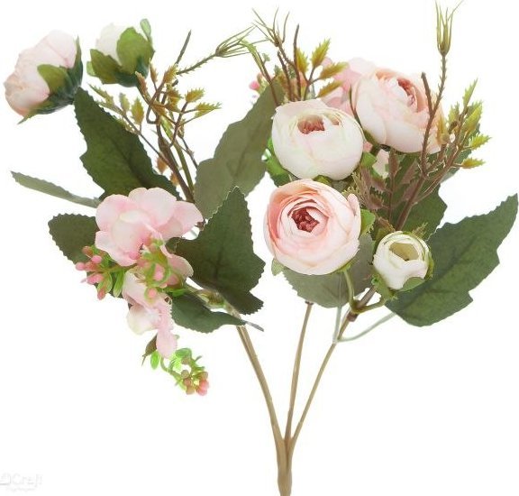 BUKIET KAMELII, 29 CM, PUDROWY RÓŻ