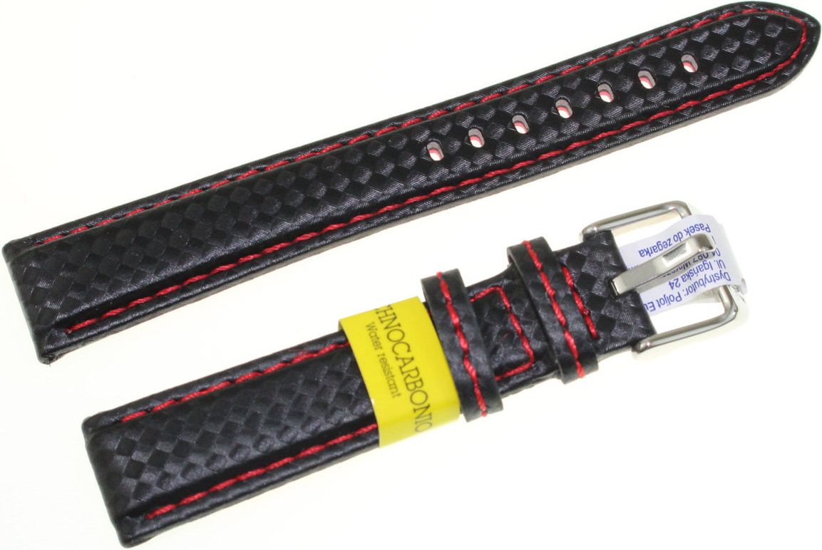 Morellato Karbonowy wodoodporny pasek do zegarka 18 mm Morellato A01U3586977883CR18