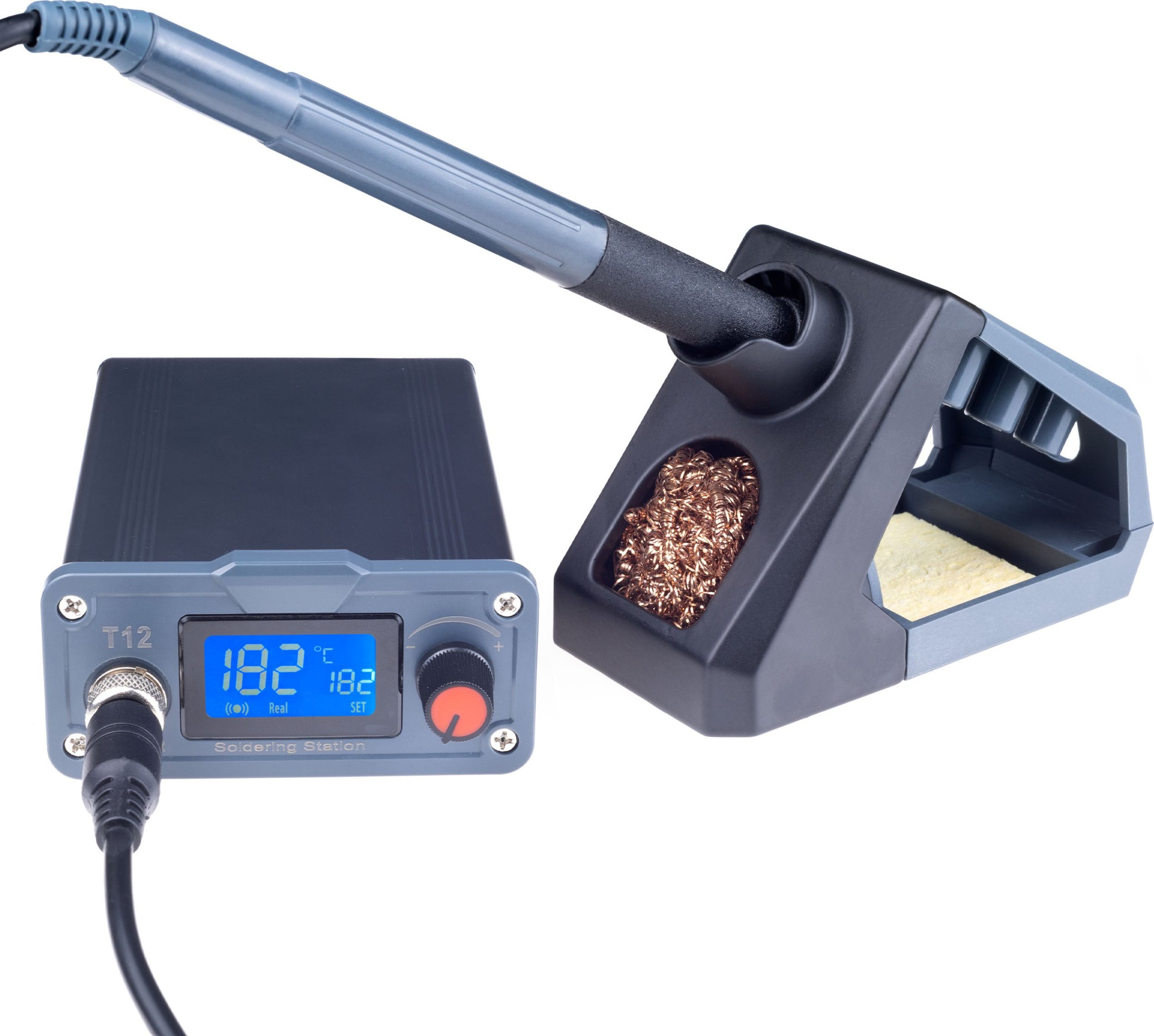 Rosfix PRECYZYJNA STACJA LUTOWNICZA NA GROTY T12 Z WBUDOWANĄ GRZAŁKĄ ROSFIX OLED