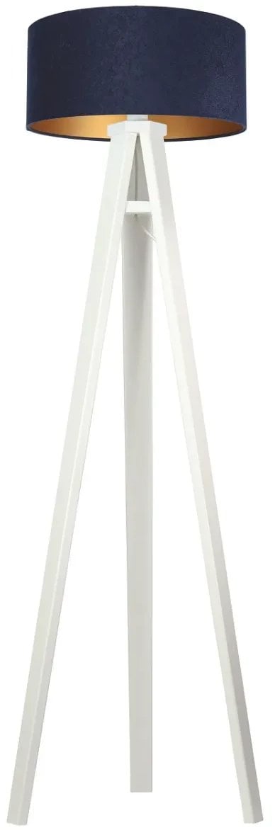 Lampa stojąca HOME 40 granatowa/złoty/biała BPS KONCEPT
