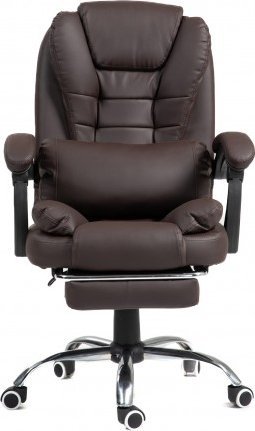 Krzesło biurowe Doerr Fotel Biurowy NBK003 BRĄZOWY NBK003
