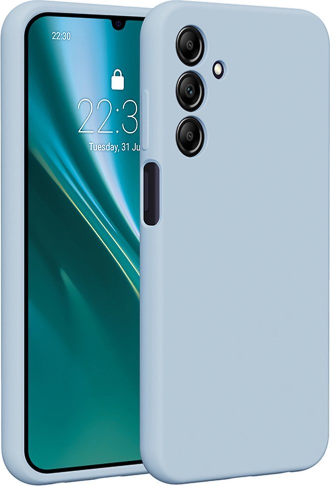 Etteri Nakładka Etteri Silicone Case do Samsung Galaxy A25 5G (global) jasnoniebieska