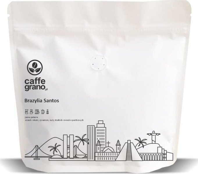 Kawa ziarnista Caffe Grano Brazylia Santos 250 g