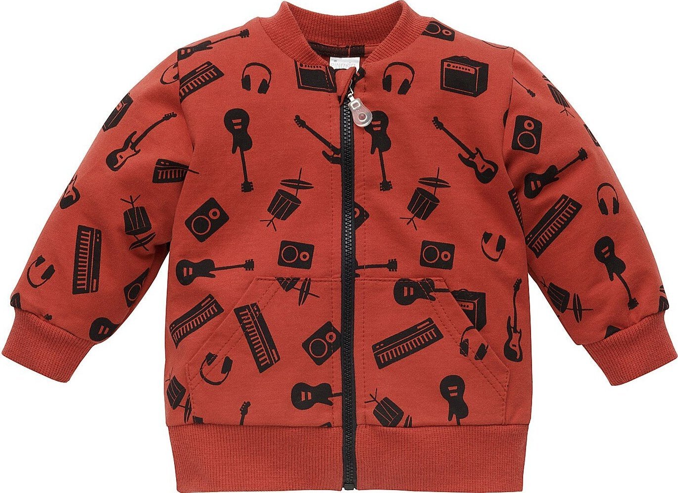 PINOKIO Bluza rozpinana dla chłopca czerwona Pinokio Lets rock 98