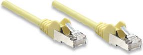 Manhattan PATCH CORD CAT6 UTP 0,5M ŻÓŁTY 100% MIEDŹ (342339)
