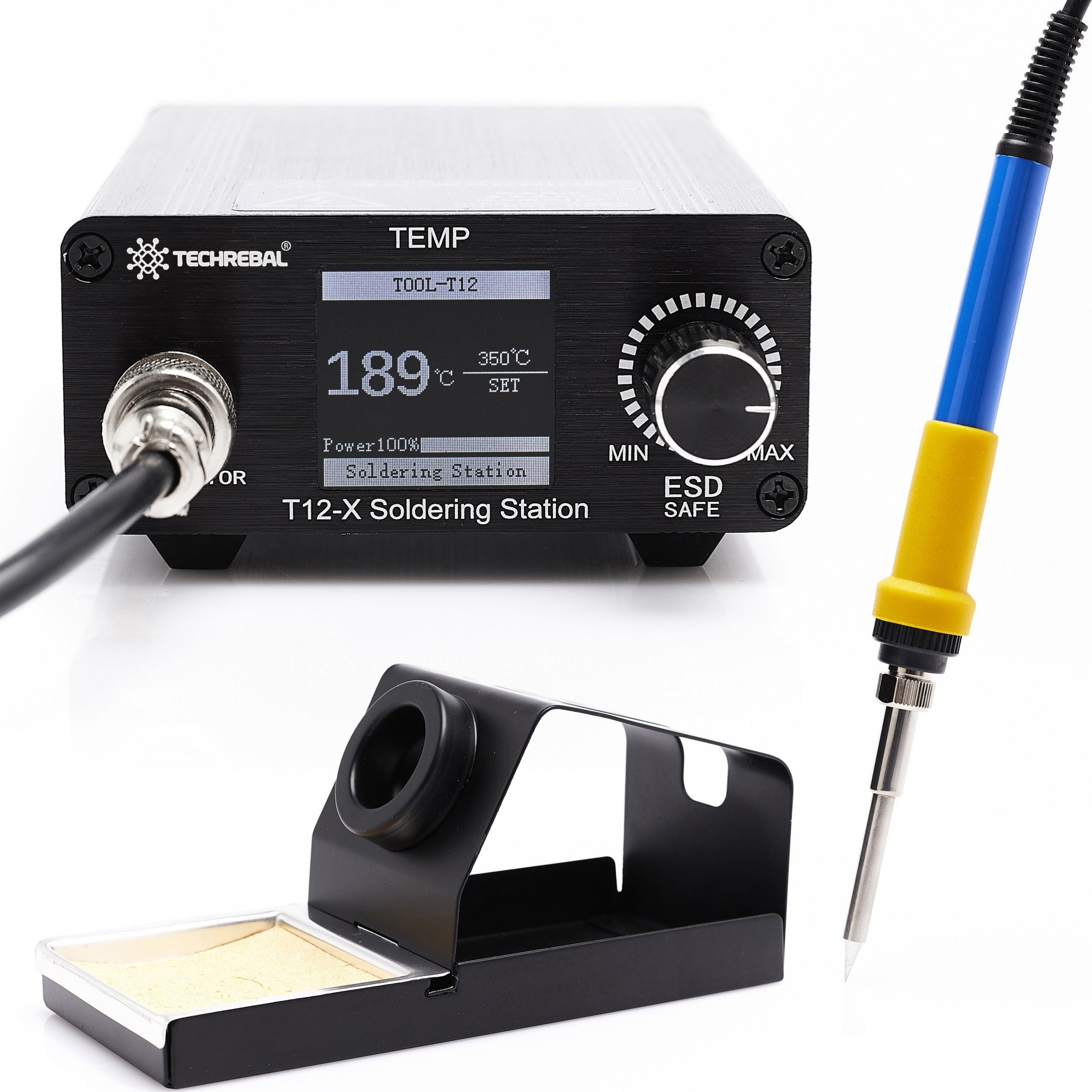 Techrebal STACJA LUTOWNICZA TECHREBAL T12-X OLED 75W T12