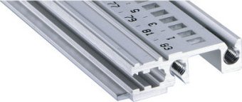 SCHROFF Pozioma szyna czołowa SCHROFF, typ H-KD, ciężka, krótka warga, 84 HP