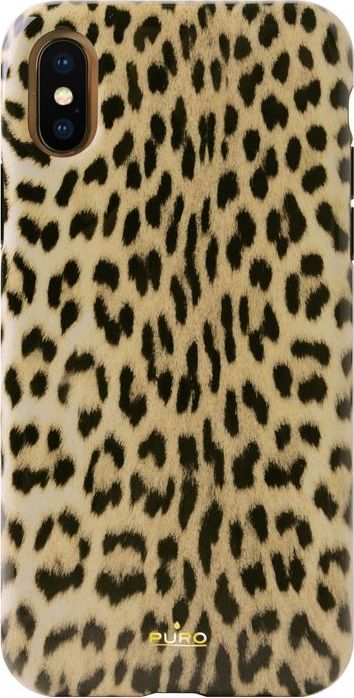 Puro Etui Glam Leopard Cover Iphone XS/ X (leo 1) Limited Edition