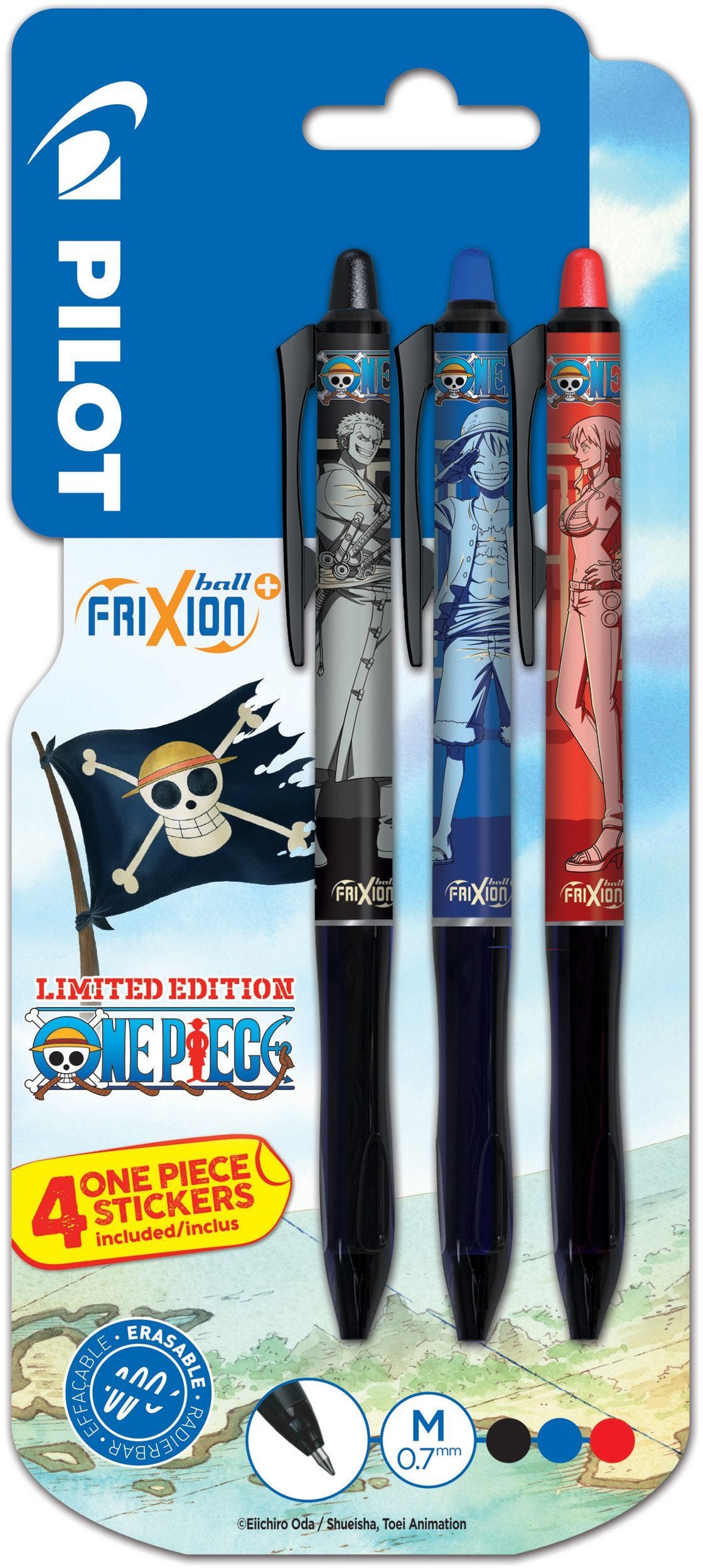 PILOT Frixion Ball Plus One Piece 0,7 ass (3)