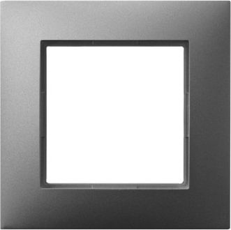 Ospel Aria Ramka pojedyncza szary mat (R-1U/70)