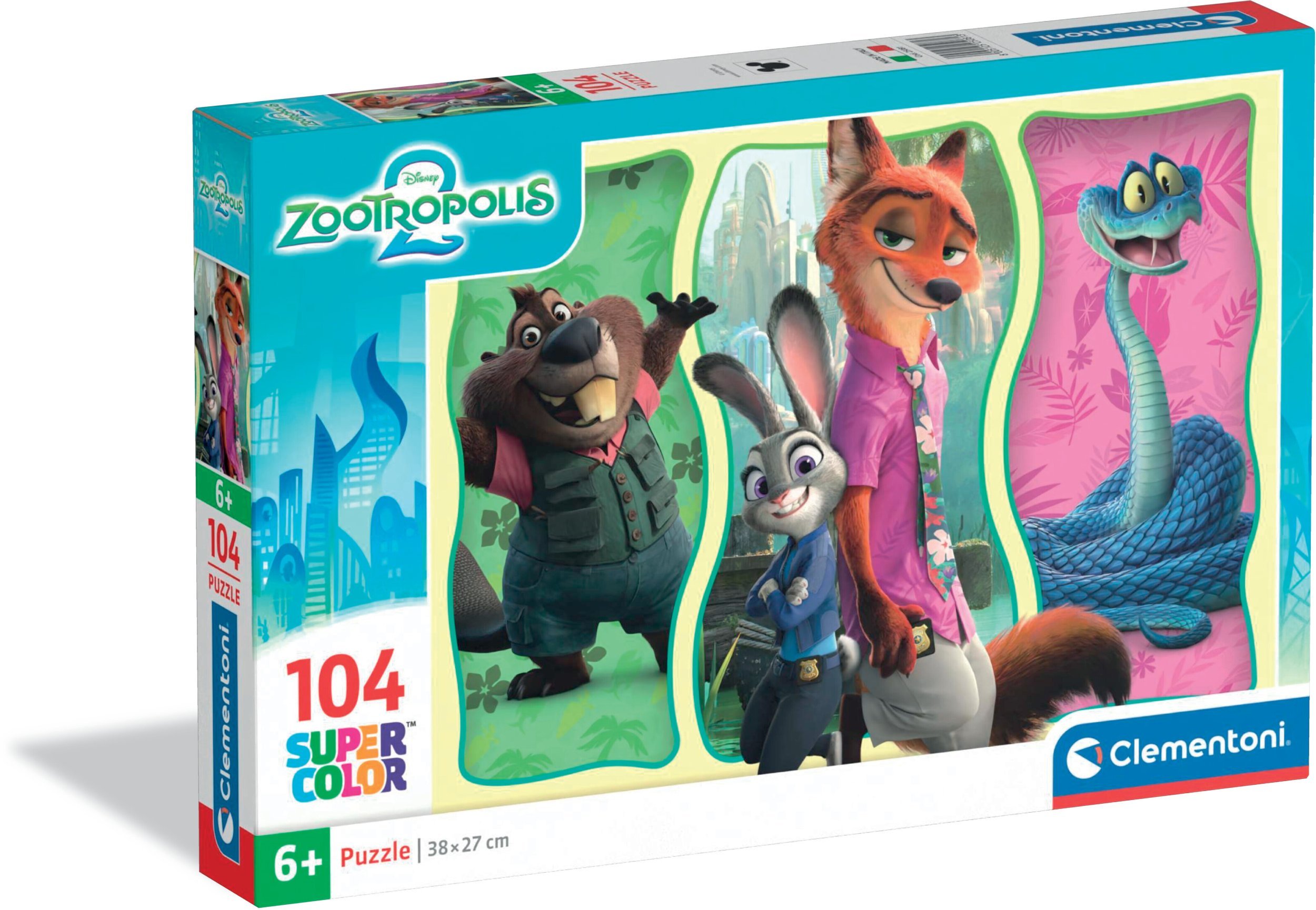 CLE puzzle 104 SuperKolor Zootopia2 25081