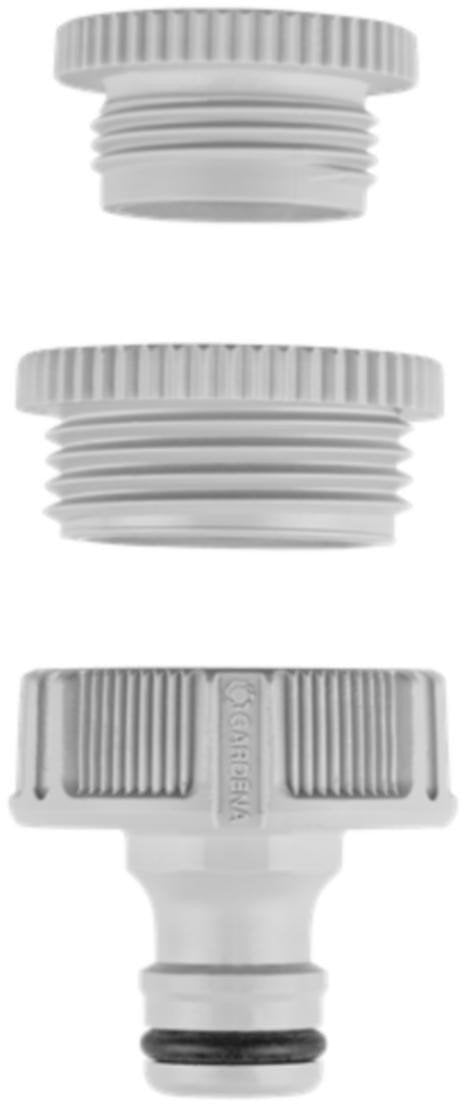 Gardena Tap connector set 1" - 3/4" - 1/2"