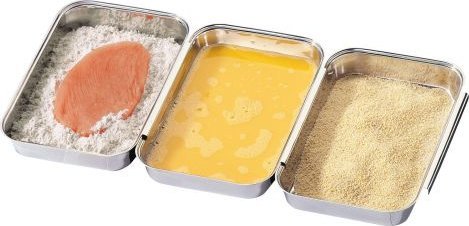 Kuchenprofi Zestaw Kuchenprofi do panierowania, 45x16 cm