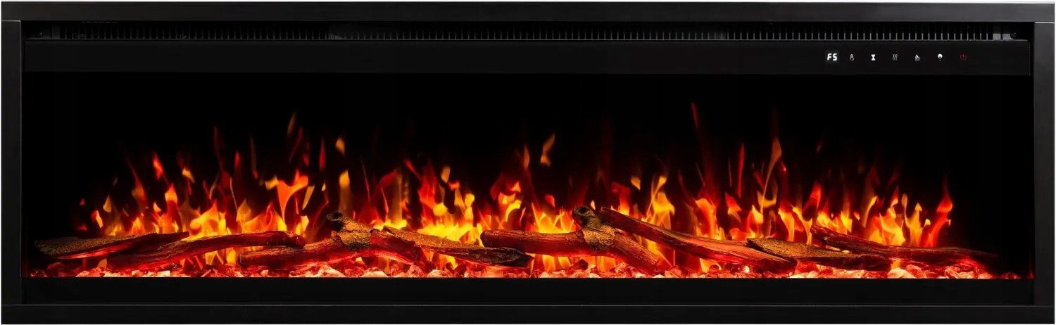 Aflamo ROYAL PRO 140 cm, Kominek elektryczny LED ścienny i do zabudowy