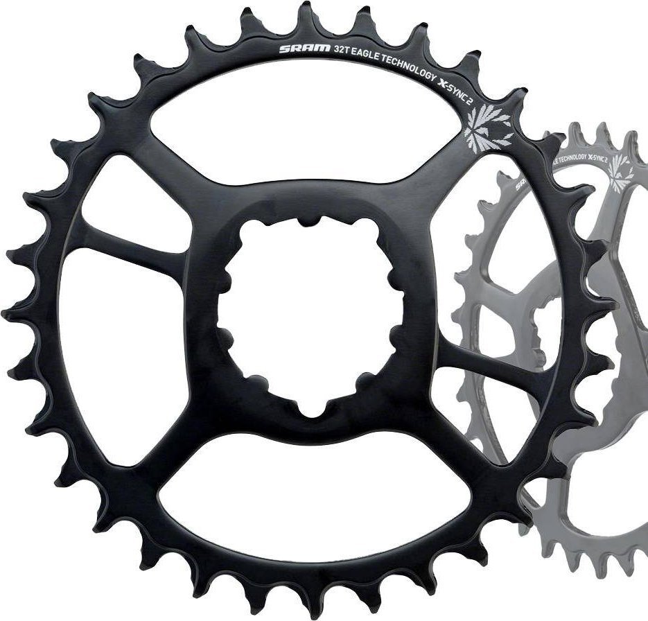Sram Tarcza mechanizmu korbowego SRAM Eagle X-SYNC 2, 32T, Direct Mount, 6mm Offset, czarna