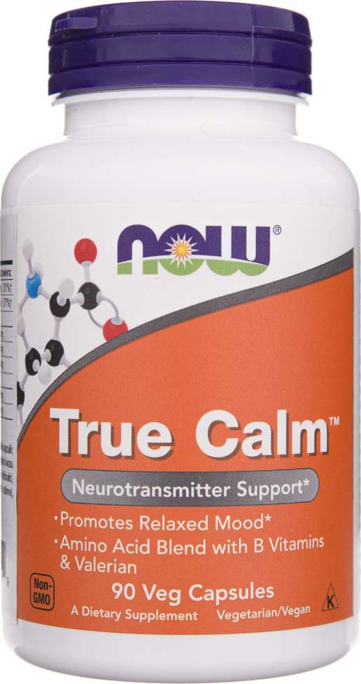 NOW Foods NOW Foods True Calm Amino Relaxer 90 kaps. - NOW/356