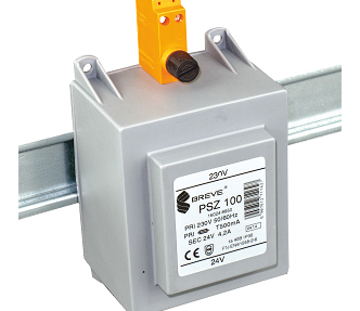 BREVE Transformator na szynę PSZ100 230/24V obudowany ochronny - 16024-9950