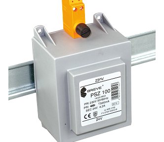 BREVE Transformator na szynę PSZ100 230/24V obudowany ochronny - 16024-9950