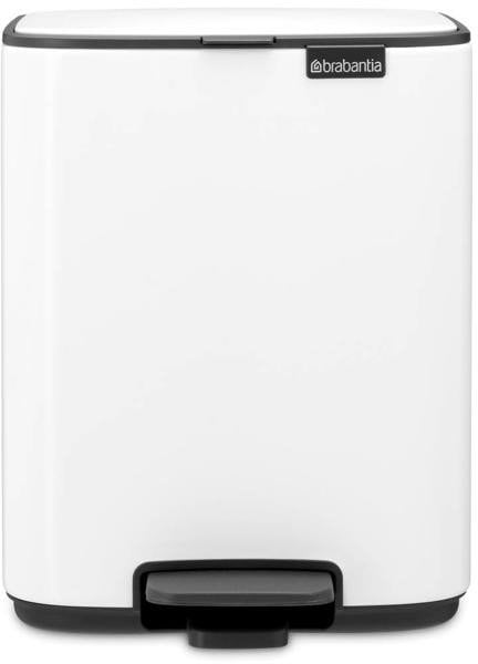 Brabantia Bo Pedal Bin 7L - White