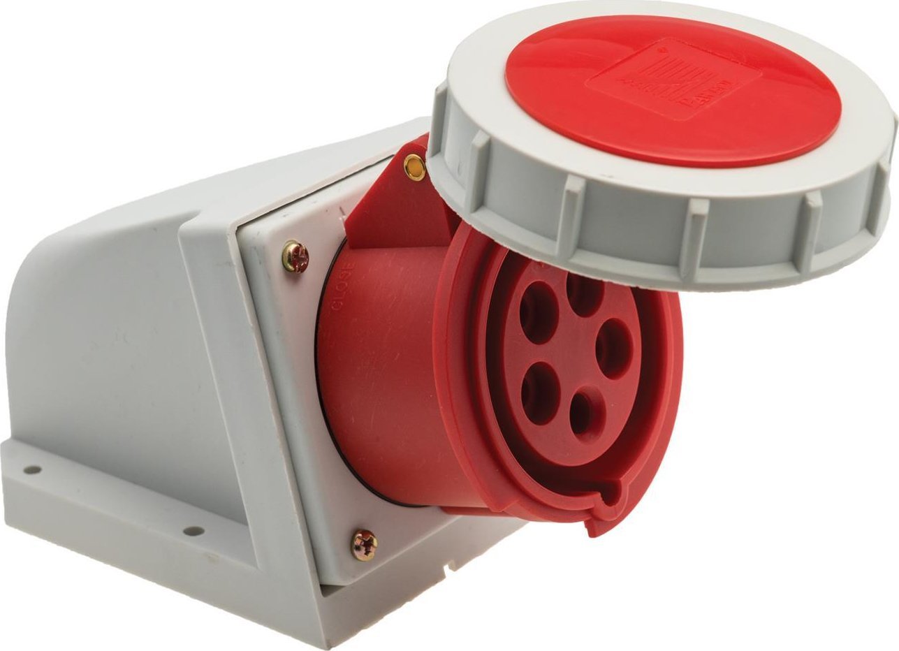 Pawbol Gniazdo siłowe stałe 16A 400V 5p IP67