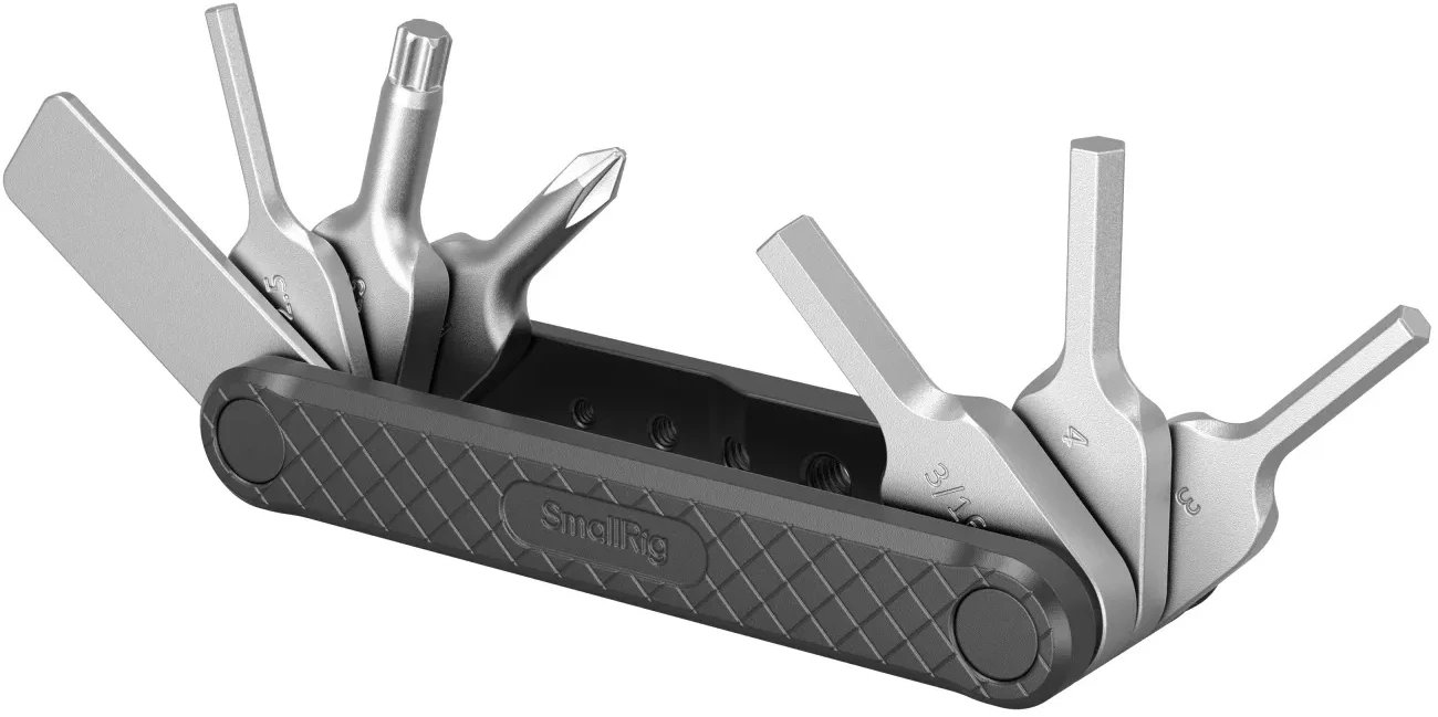 Smallrig 4681 Multitool zestaw składanych narzędzi wielofunkcyjnych (czarny)