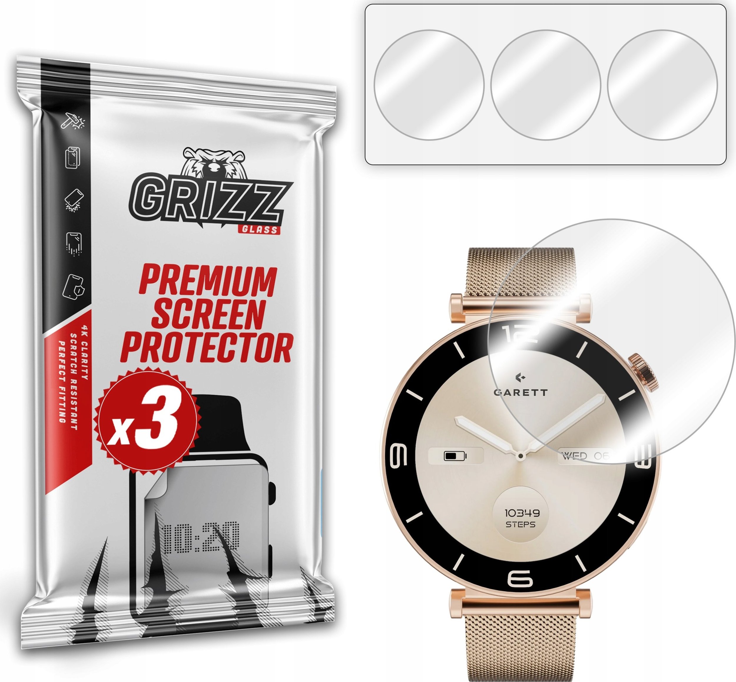 Folia hydrożelowa GrizzGlass Hydrofilm do Garett Rose