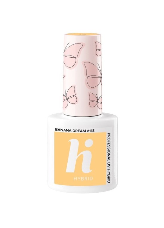 Hi Hybrid Hi Hybrid Lakier hybrydowy Butterfly #118 Banana Dream 5ml
