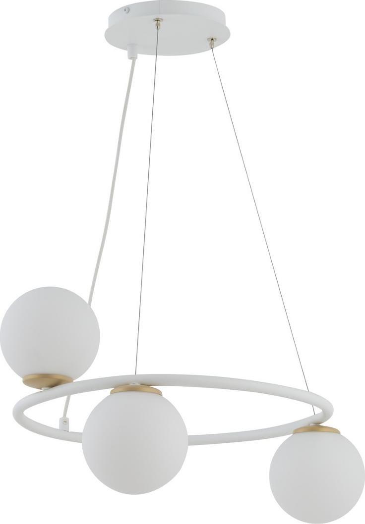 Lampa wisząca Sigma Wisząca lampa nowoczesna GAMA KOŁO Sigma szklane klosze białe