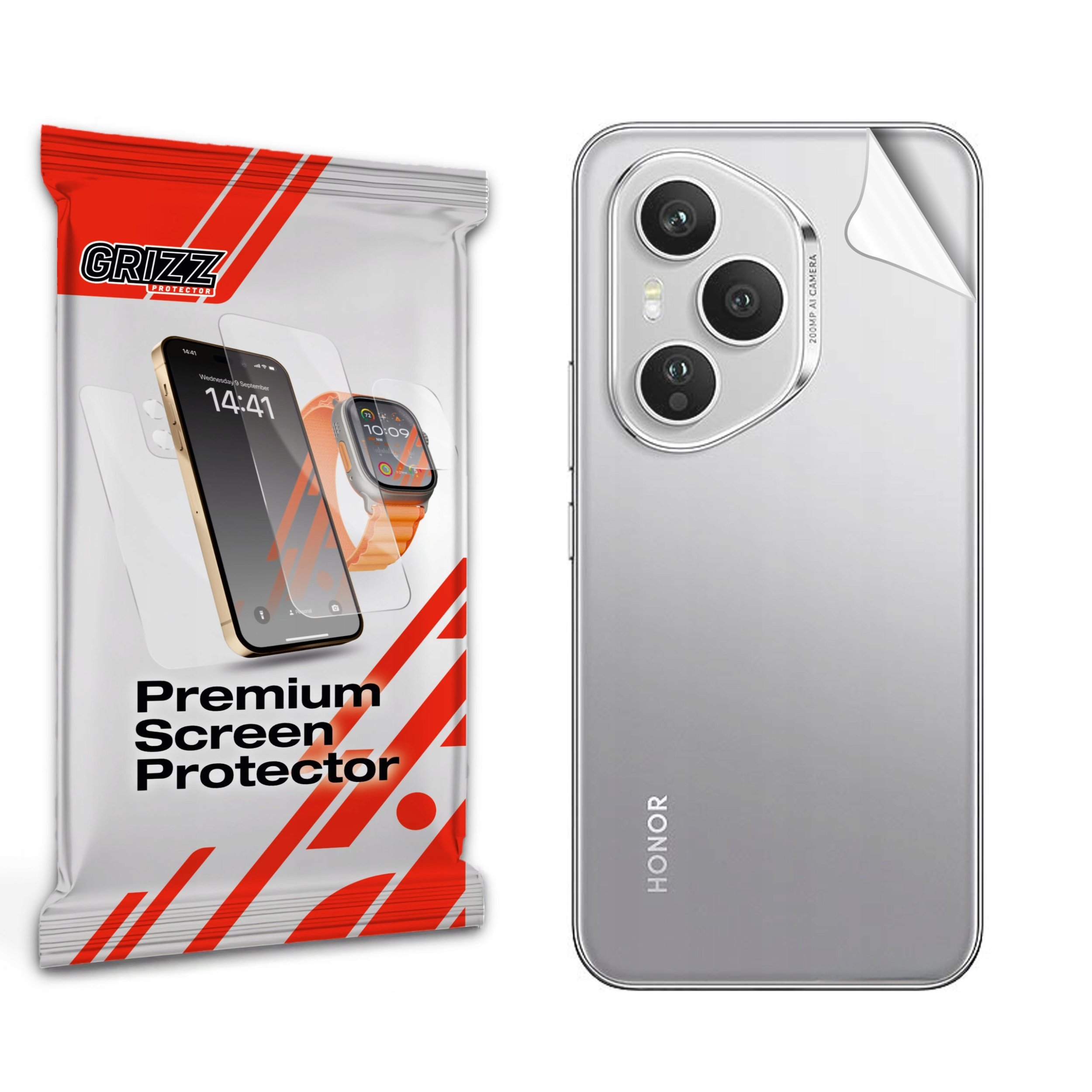 Folia na tył GrizzGlass SatinSkin do Honor 400 Pro