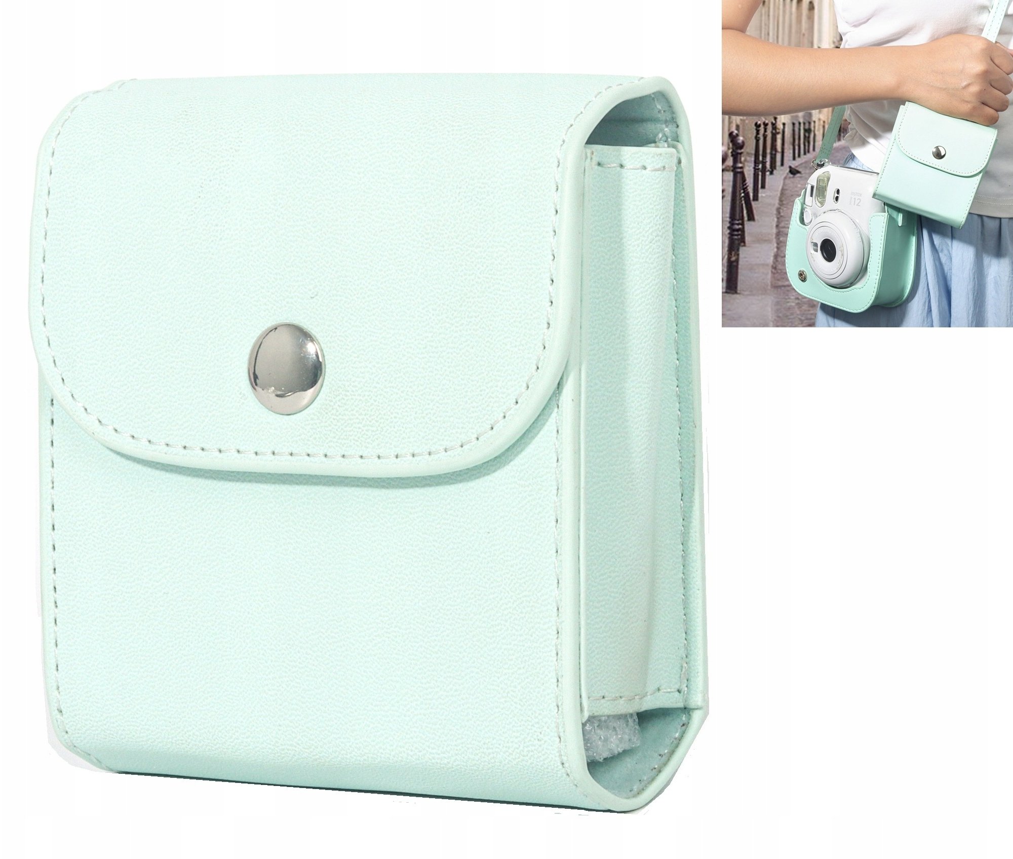 Etui Futerał Na Zdjęcia Instax Square Do Fujifilm Sq1 Sq6 Sq10 Sq20 Sq40 / Zielony