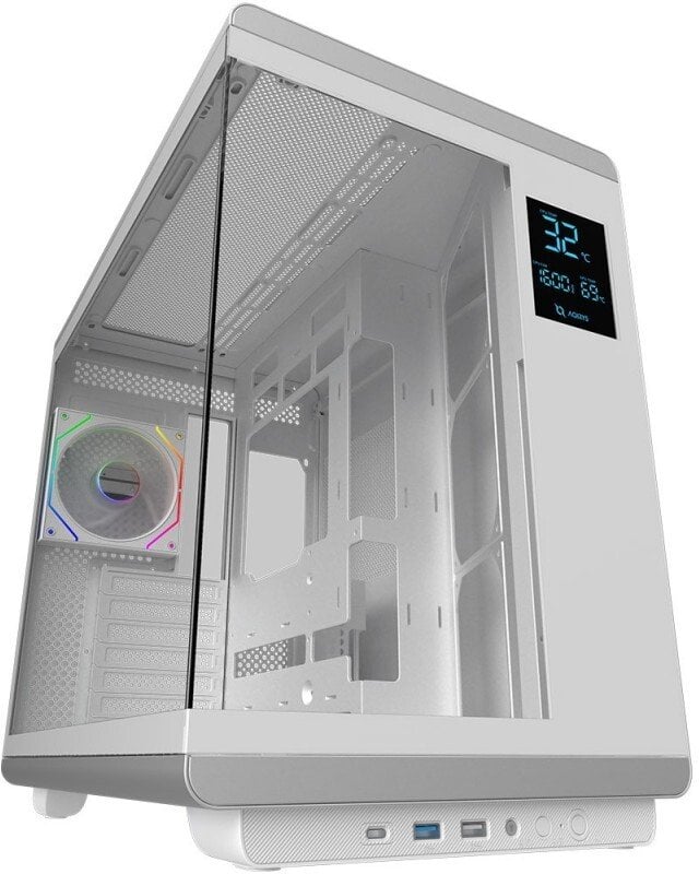 AQIRYS Obudowa do komputera z wyświetlaczem DRACO white