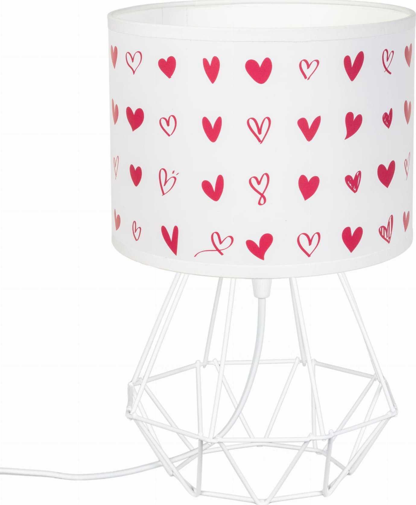 Solar Lampka dziecięca czerwone serca