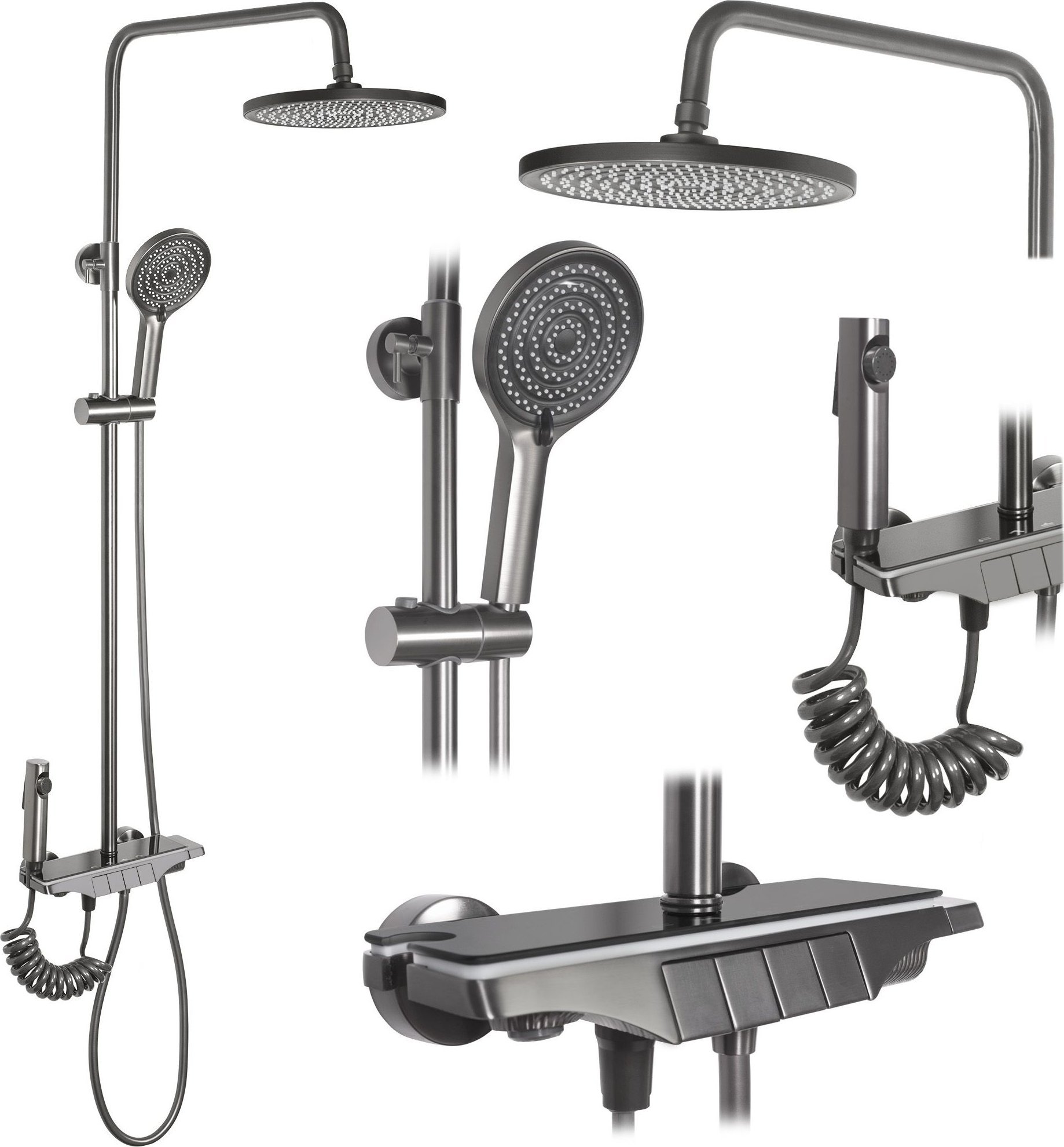 Zestaw prysznicowy Rea Zestaw PRYSZNICOWY z Termostatem REA Savio Tytan