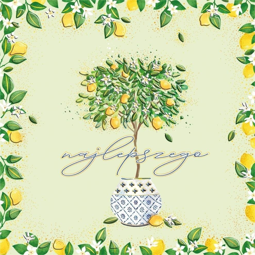 Karnet KW Drzewko cytrynowe