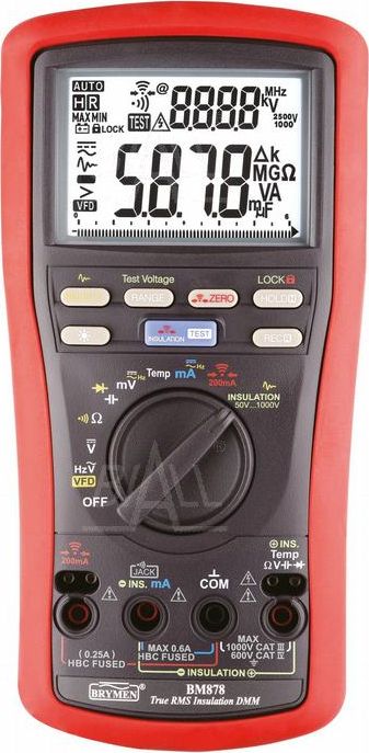 Brymen Miernik multimetr rezystancji izolacji BM878 Brymen trms