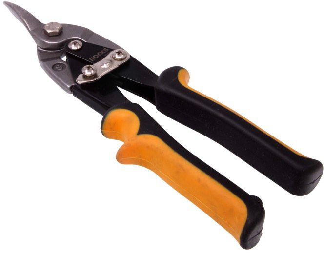 ROOKS NOŻYCE DO BLACHY, PROSTE 250 MM, CRV-TIN