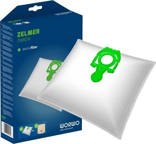 Worek do odkurzacza Worwo 24x WORKI ODKURZACZA DO ZELMER SYRIUS, COBRA II, ORION WORWO ZMB01K