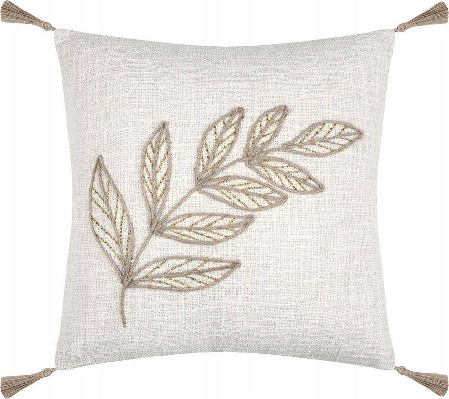 Poduszka dekoracyjna HEMERA z frędzlami, 40 x 40 cm