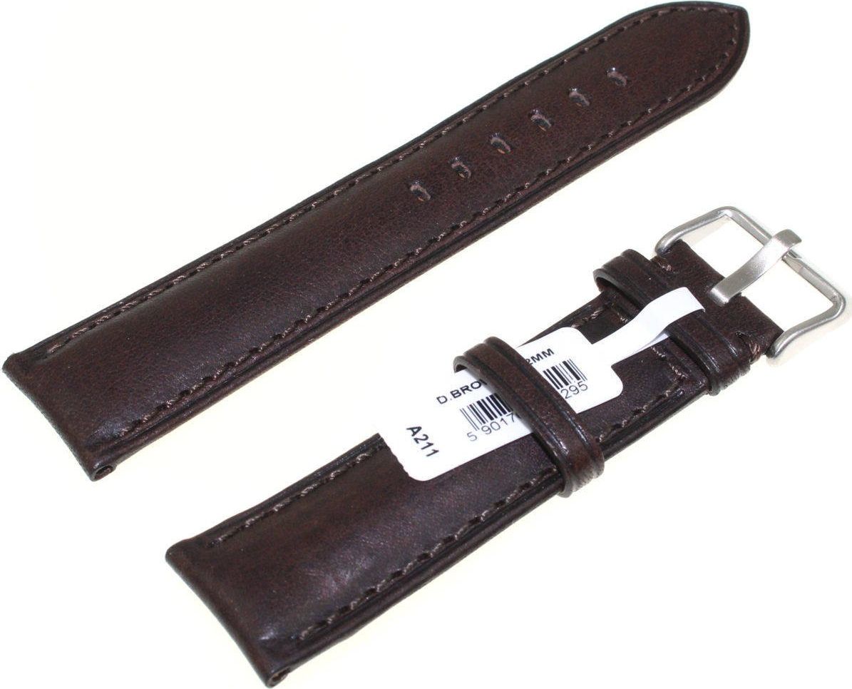 Chermond Skórzany pasek do zegarka 22 mm Chermond A211.22 D.BR