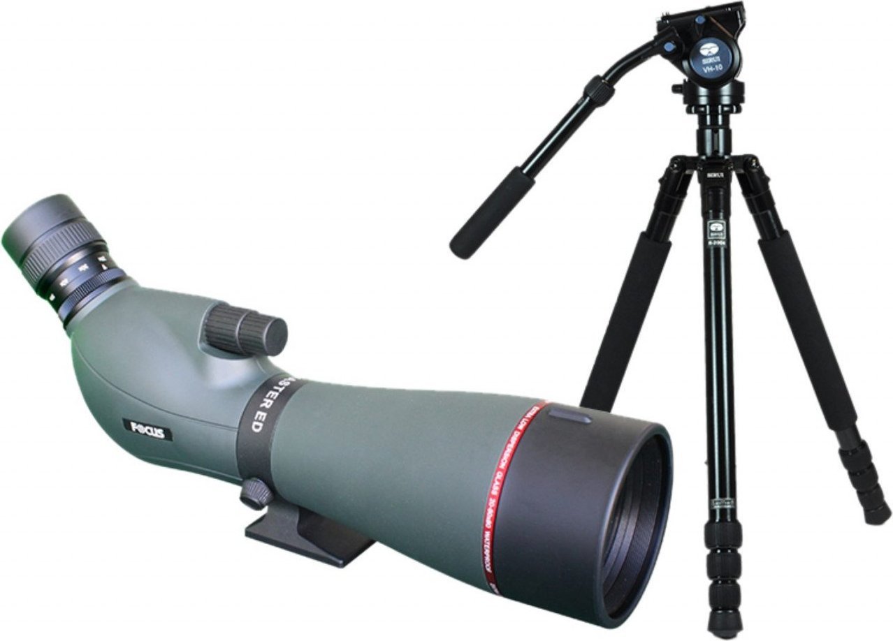 Luneta Focus Kit Focus Viewmaster 20-60x80, Sirui R-2004+VH10