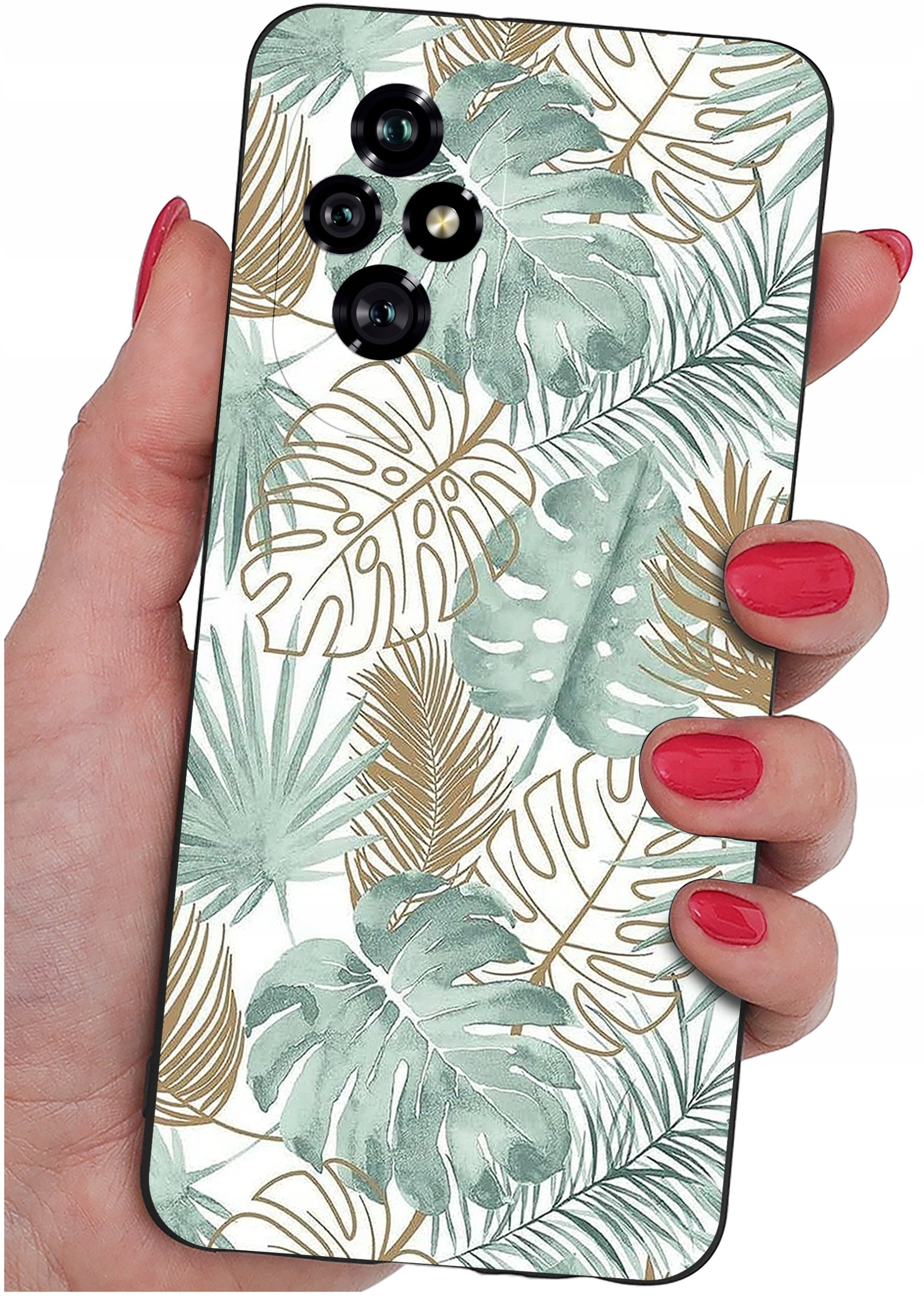 ETUI do Honor 200 5G | WZORY | SILIKONOWE MATT CASE + SZKŁO 9H