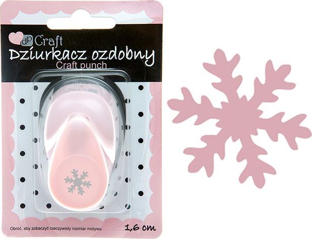 Dziurkacz Dalprint Dziurkacz ozdobny DPCRAFT 1, 6cm Śnieżynka